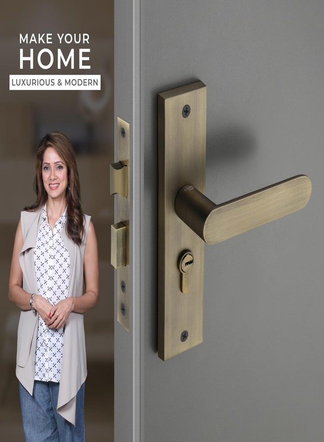 LAPO طقم قفل نقر لابو - قفل بمقبض شديد التحمل مع مفاتيح، أسطوانة 60 مم، جسم قفل 45 × 45 مم للمنزل، غرفة النوم، المكتب والفندق (تشطيب عتيق، ضمان 3 سنوات) Cy-180 - Image 2